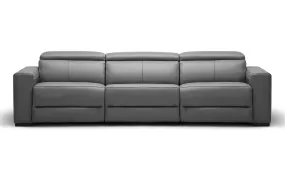 3 pieces Mirage Reclining Sectional With Adjustable Headrest