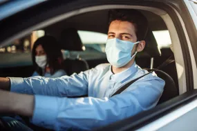 3 Ply Mask that helps you while you drive- 100 count