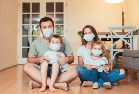 3 Ply Mask that protects your entire family at home- 100 count