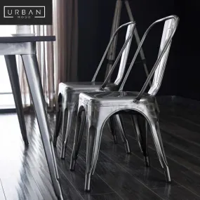 AEGEAN Industrial Tolix Metal Dining Chair