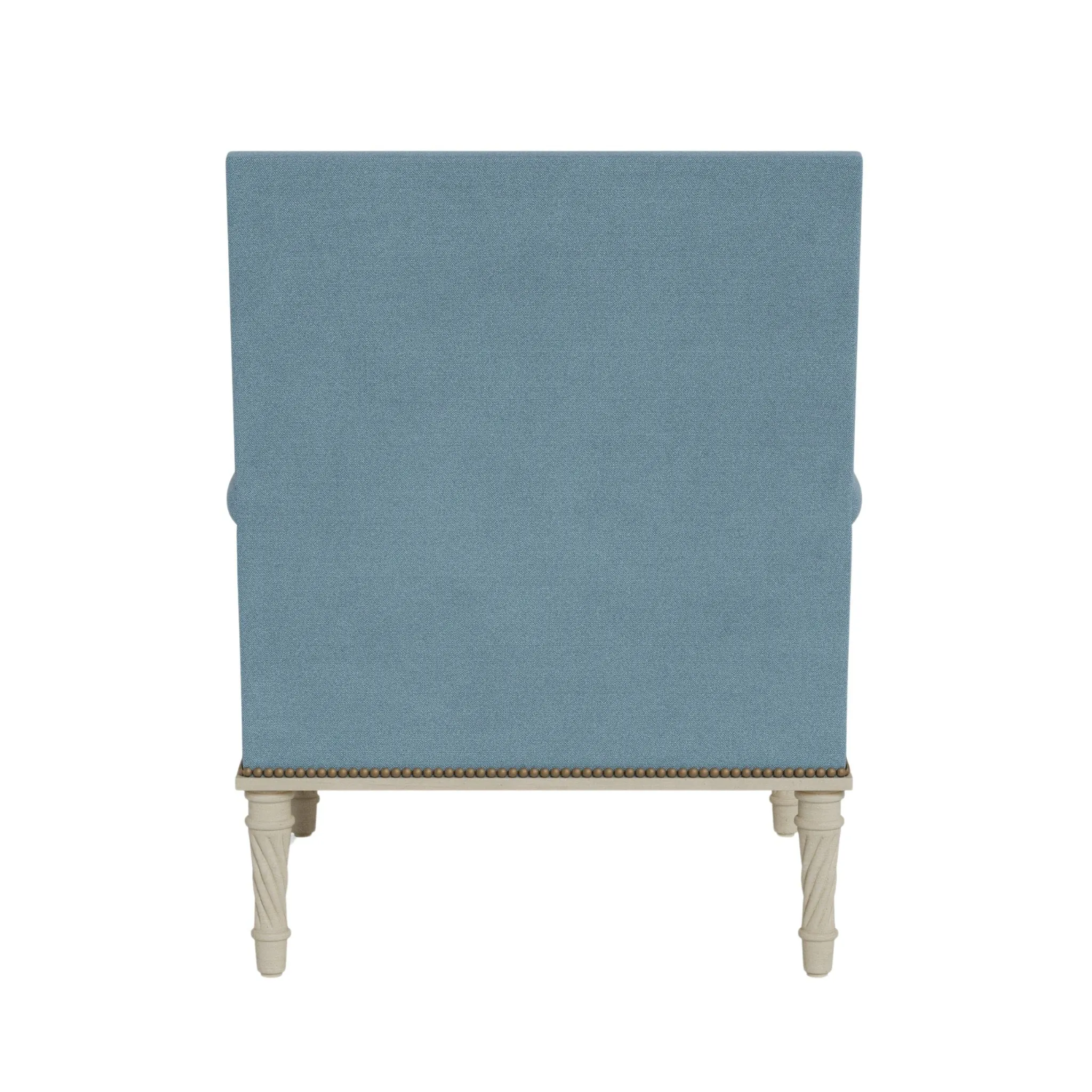 Azure Rolled Arm Upholstered Chair