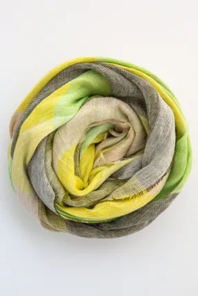 Big Stripe Linen Scarf