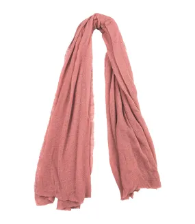 Blush Pink Small Cashmere Plain Scarf