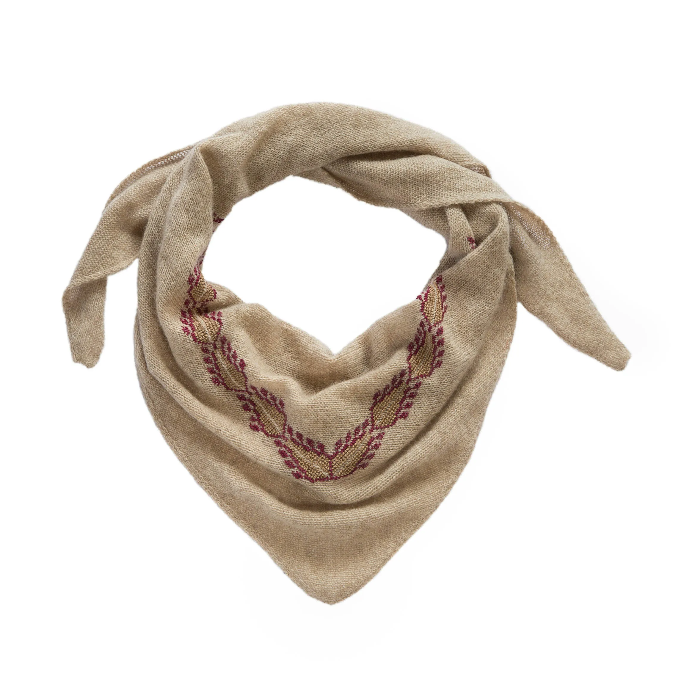 CASHMERE TRIANGLE SCARF