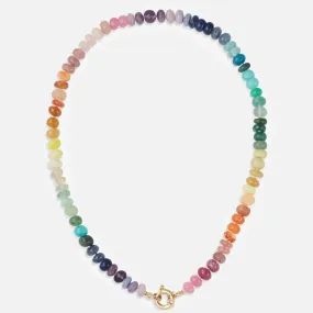 Classic Rainbow Gemstone Necklace