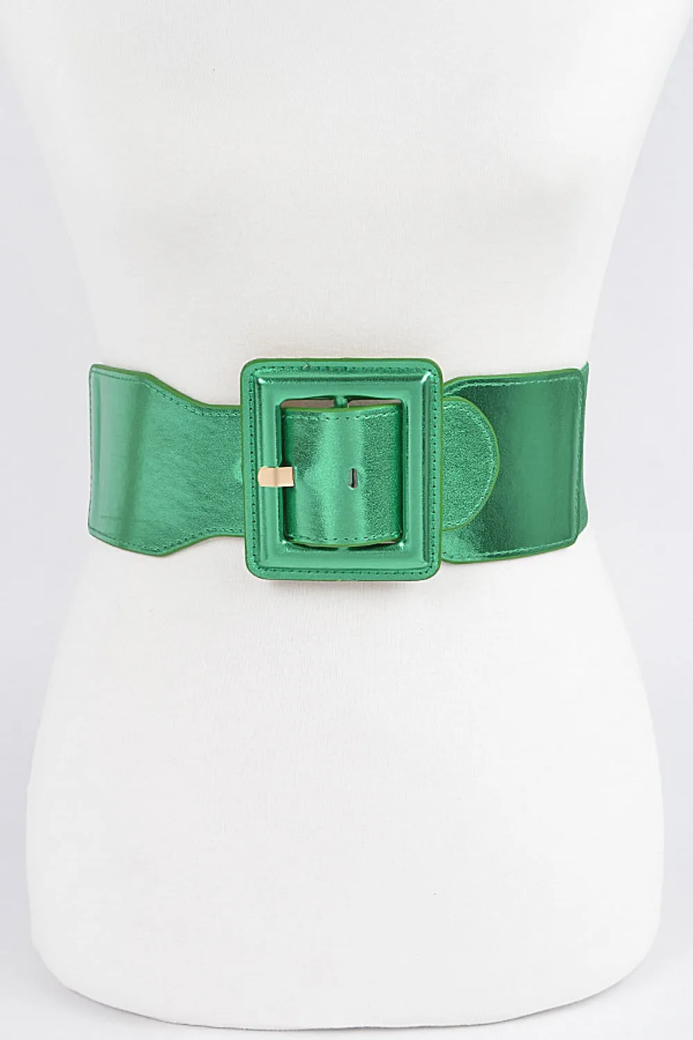 DANCE THE NIGHT AWAY BELT METALLIC GREEN