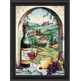 DREAMING OF TUSCANY, Counted Cross Stitch Kit, 18 count ivory Aida, DIMENSIONS (06972)