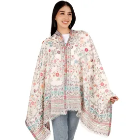 Exclusive, Limited Edition Embroidered Shawl - Large Scarf