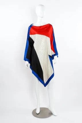 Geometric Scarf Top