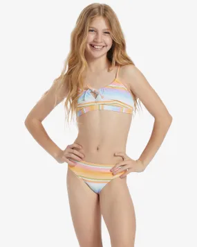 Girls Blissed Out Coco Bralette Set Bikini Set - Multi