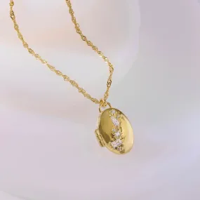 Glimmer Petite 14K Gold Vermeil Necklace