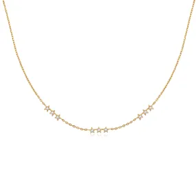 Gold Choker - Starry Night