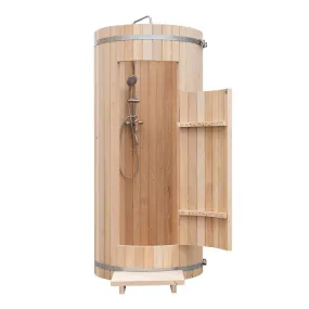 HealthHQ Oasis Outdoor Cedar Shower