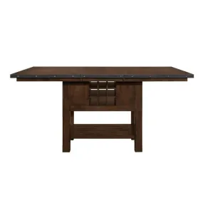 Homelegance Schleiger Counter Height Dining Table in Dark Brown 5400-36XL*