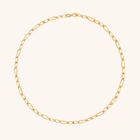 Infinite Slim Chain Necklace in Gold