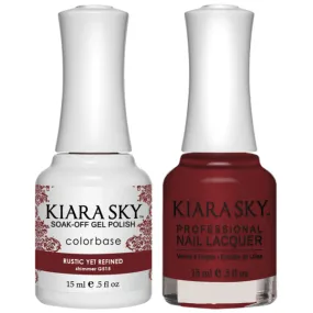 Kiara Sky Gel   Matching Lacquer - Rustic Yet Refined #515 (Clearance)