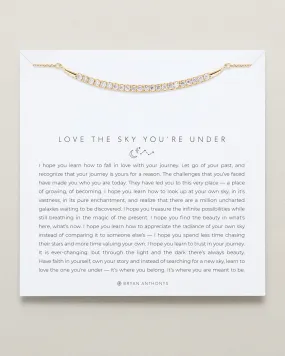 Love The Sky You're Under Pave Necklace