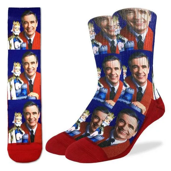 Mister Rogers Socks Men's Active Fit Crew Sock