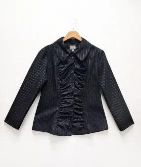 Niche - Illusion Stripe - Illusion Blouse - Black