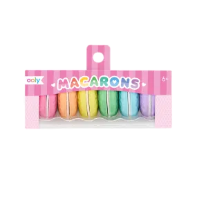 Ooly Scented Erasers Macarons Vanilla - Set of 6