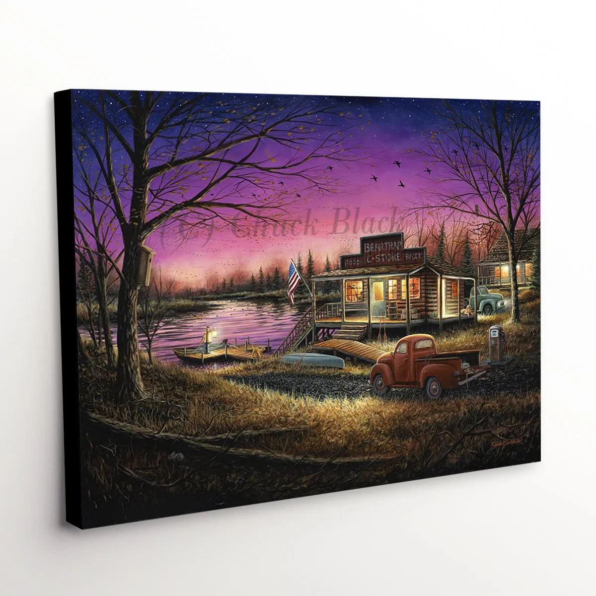 "Good Times" - Country Store Nostalgia Canvas Art Print