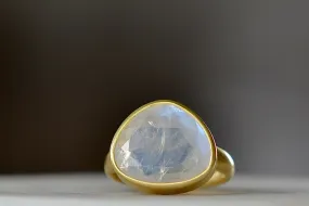 Rainbow Moonstone Greek Ring