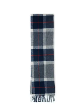 Sennen Scarf Lydford Navy/Grey Check