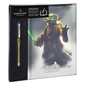 Sheaffer Pop Star Wars Rollerball Pen & Journal - Yoda