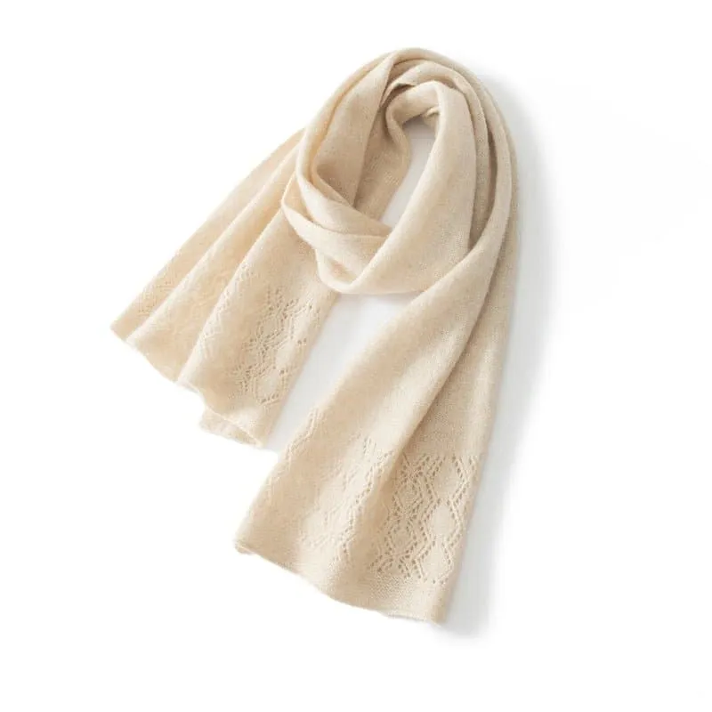 Soft Cashmere Knitted Scarves - Ultimate Luxury and Style | 100% Cashmere Scarves