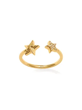 STELLA - Adjustable Ring  Color: 18K Yellow Gold