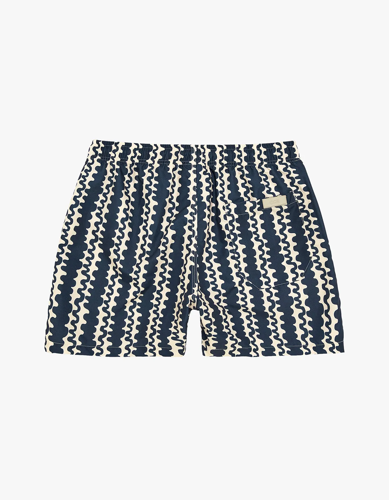 Swim Shorts - Blue Scribble