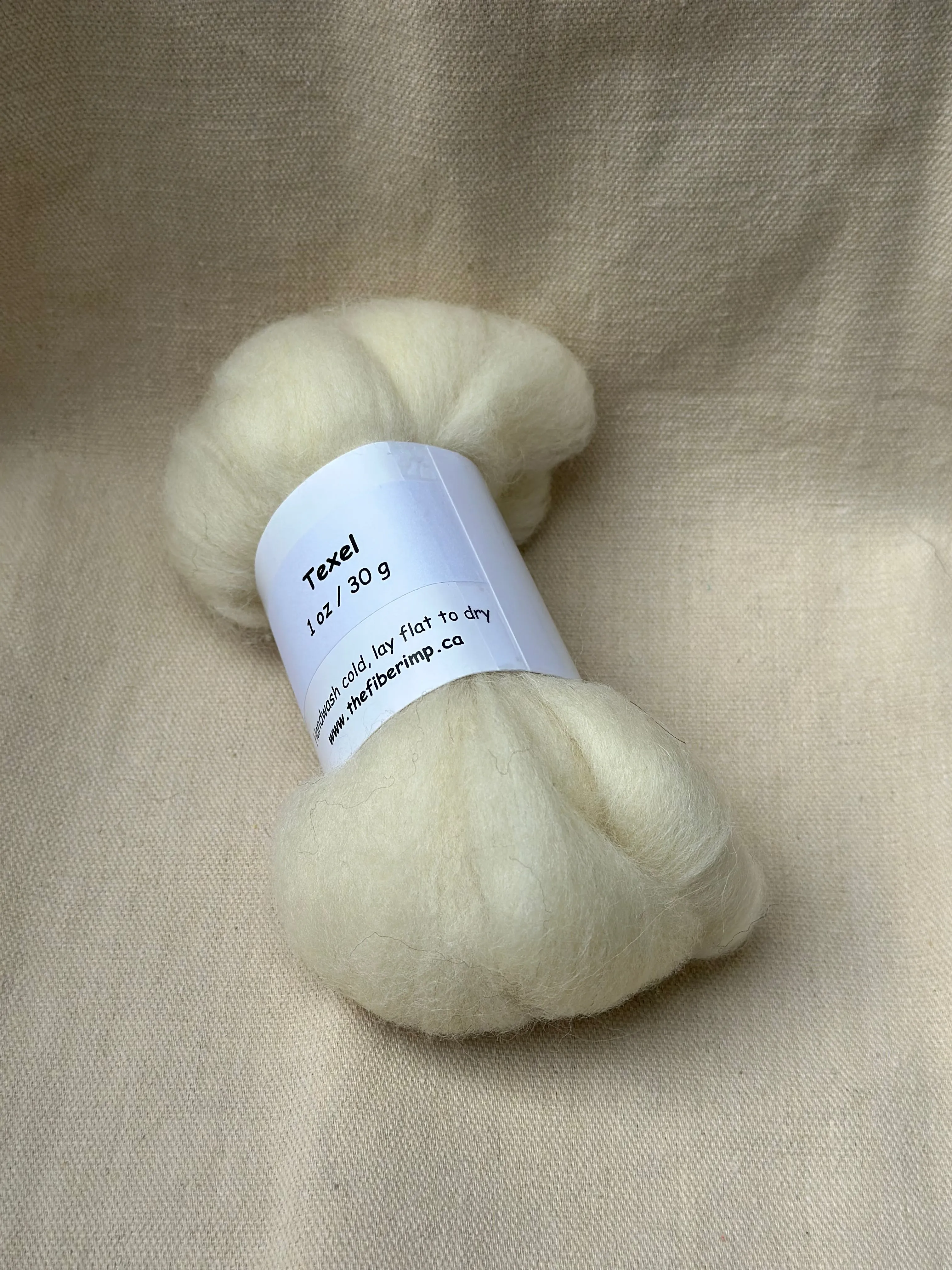 The Fiber Imp Natural Roving, Small Packs