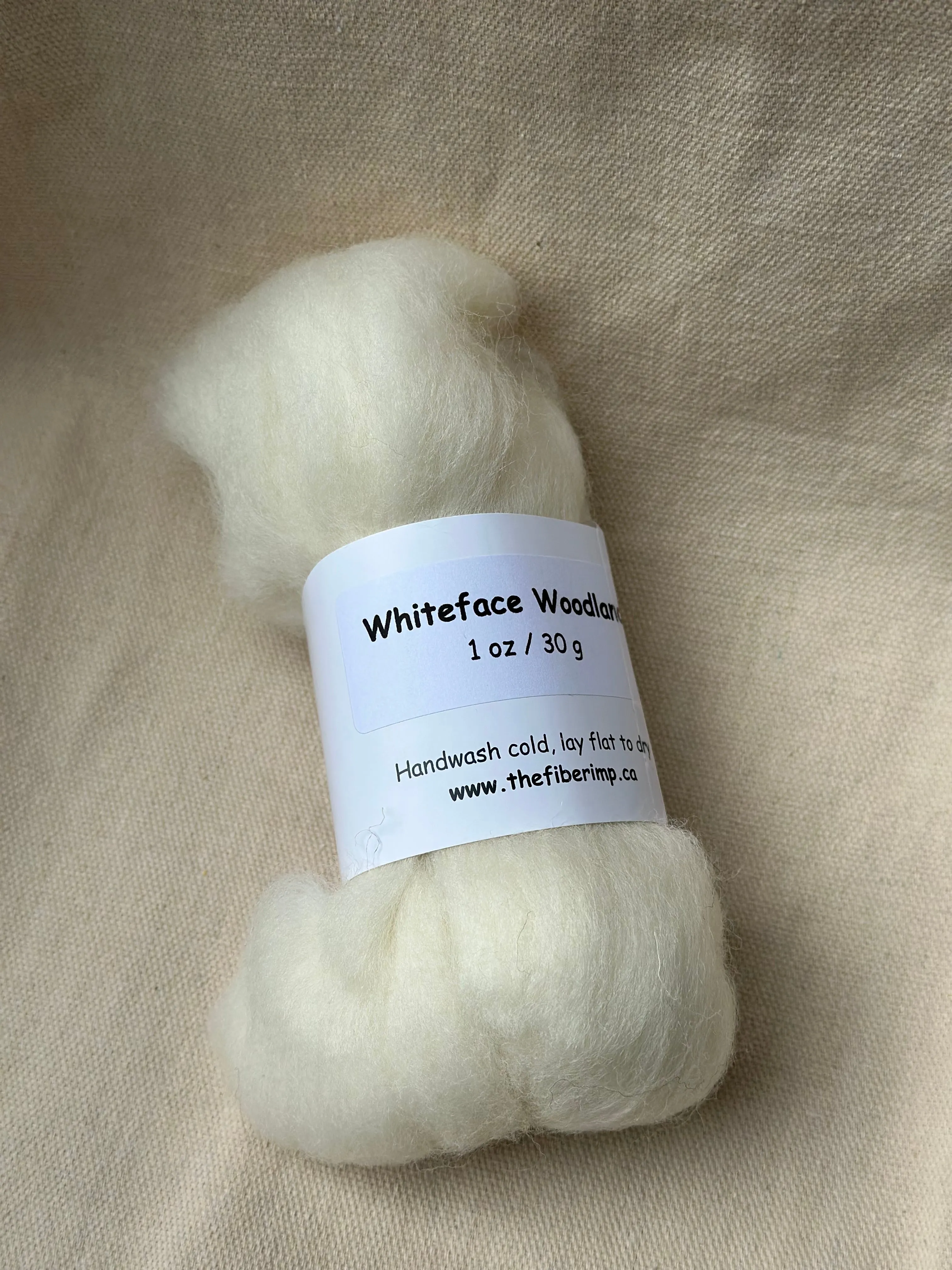 The Fiber Imp Natural Roving, Small Packs