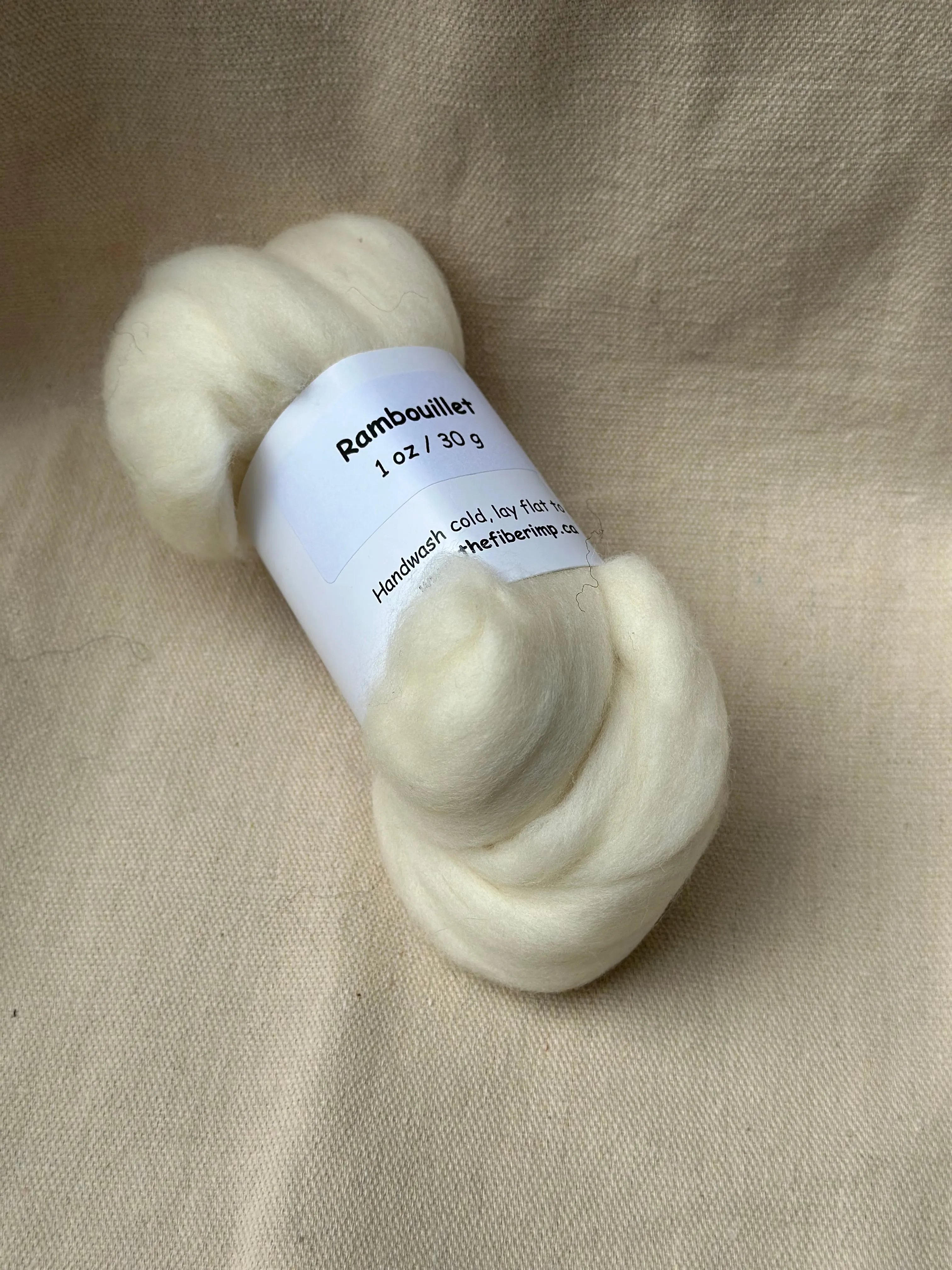 The Fiber Imp Natural Roving, Small Packs