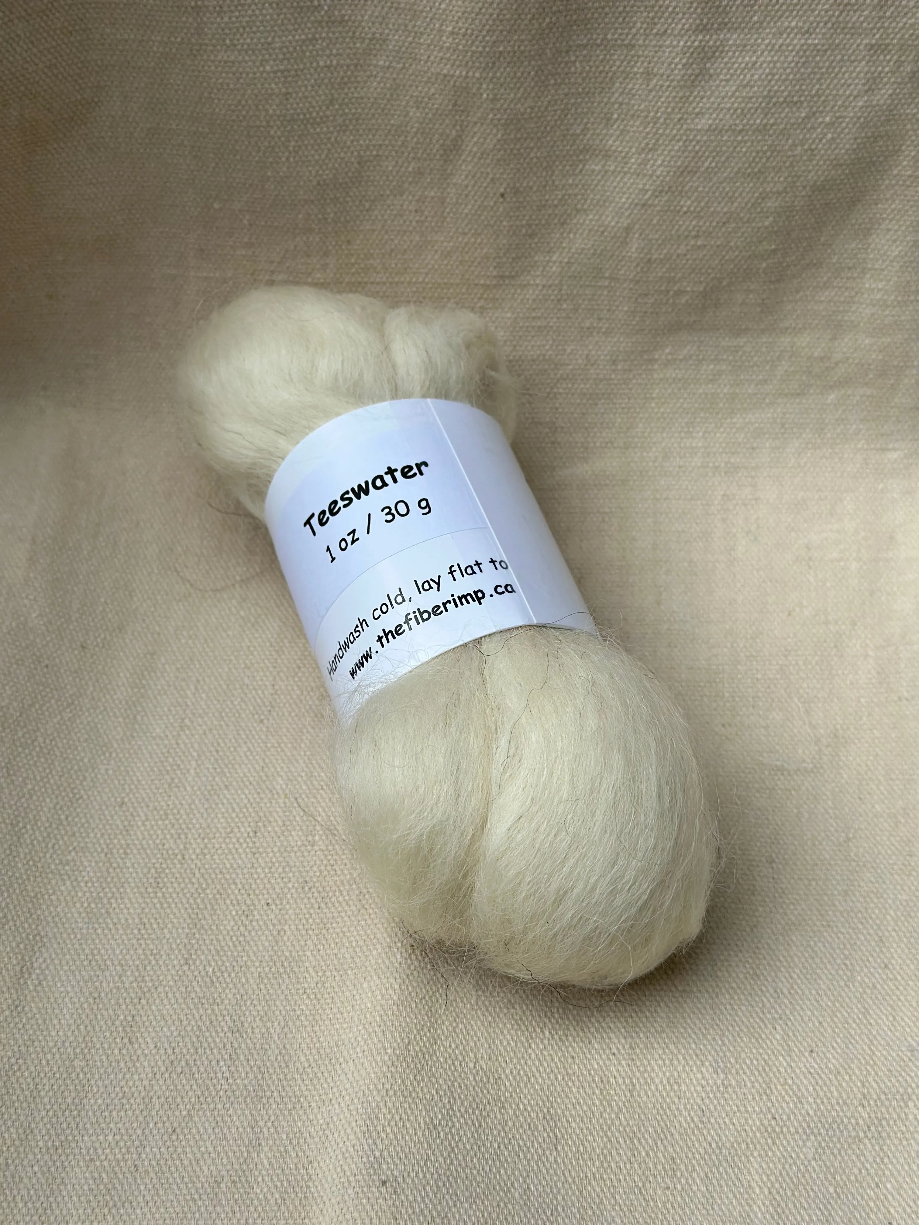 The Fiber Imp Natural Roving, Small Packs