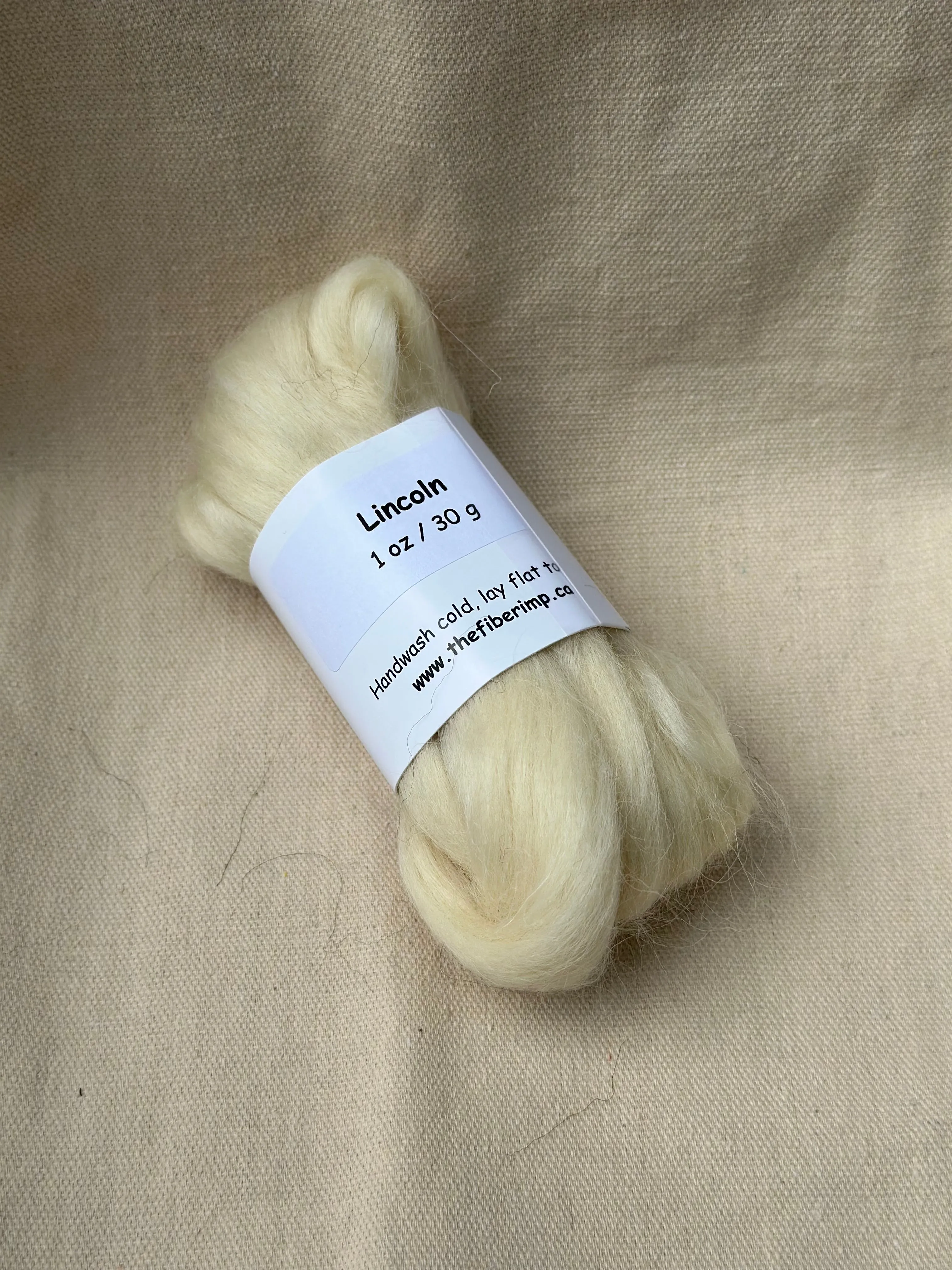 The Fiber Imp Natural Roving, Small Packs