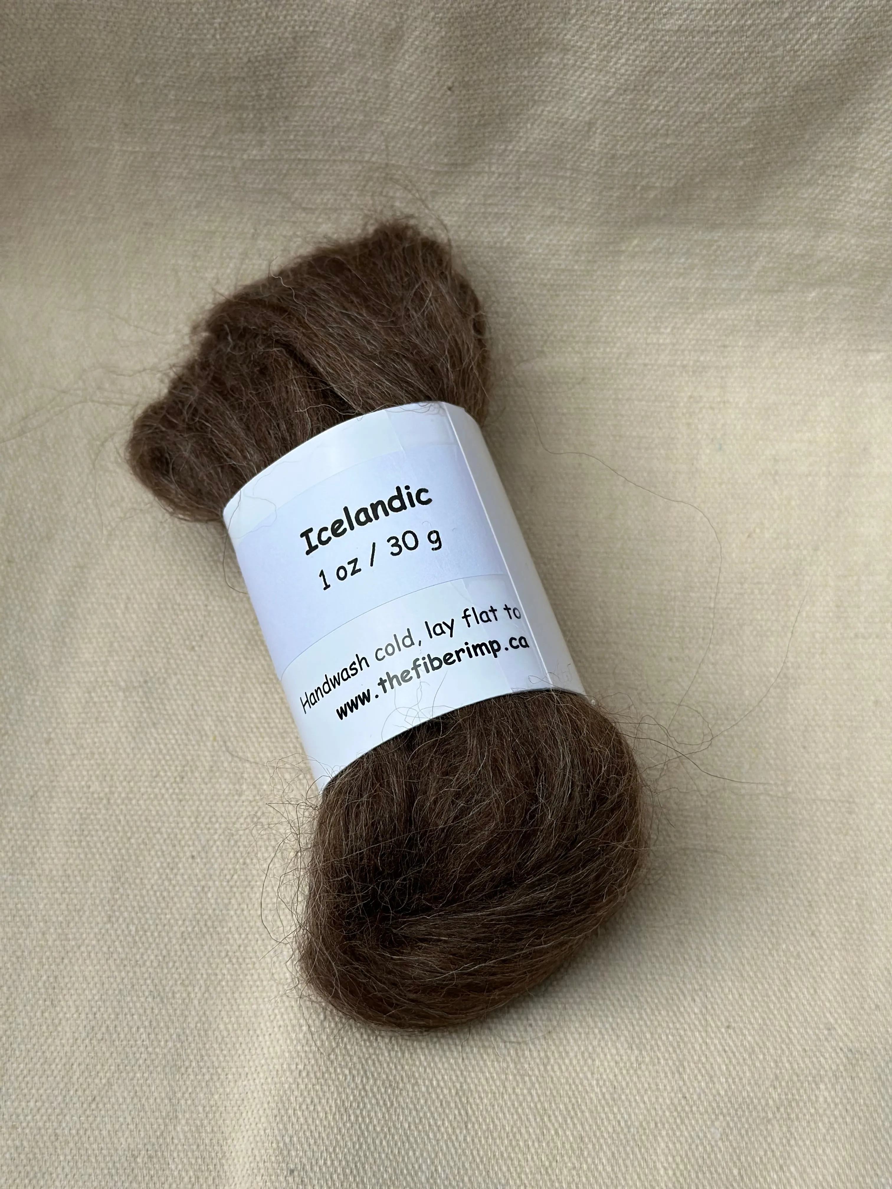 The Fiber Imp Natural Roving, Small Packs