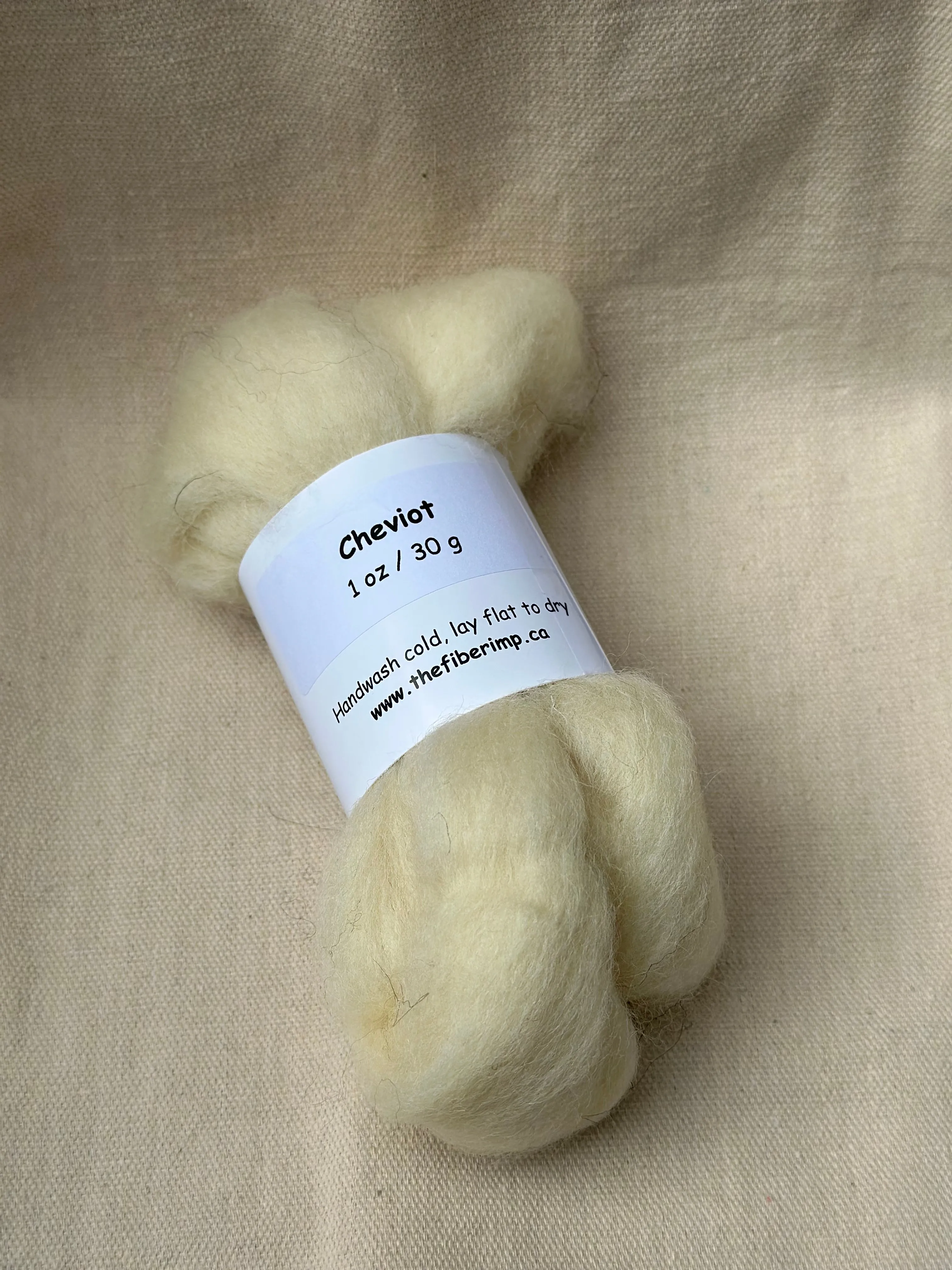 The Fiber Imp Natural Roving, Small Packs