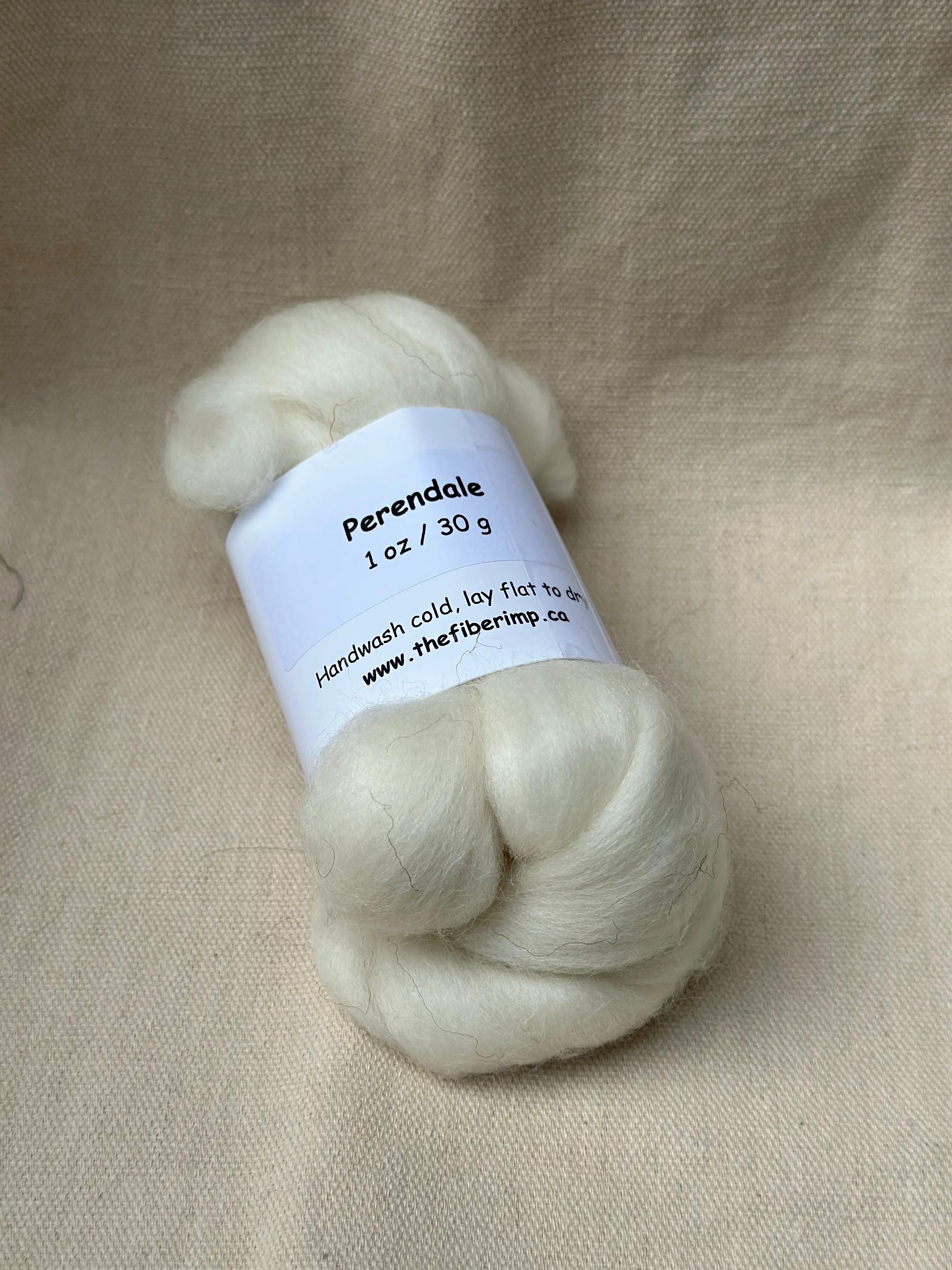 The Fiber Imp Natural Roving, Small Packs