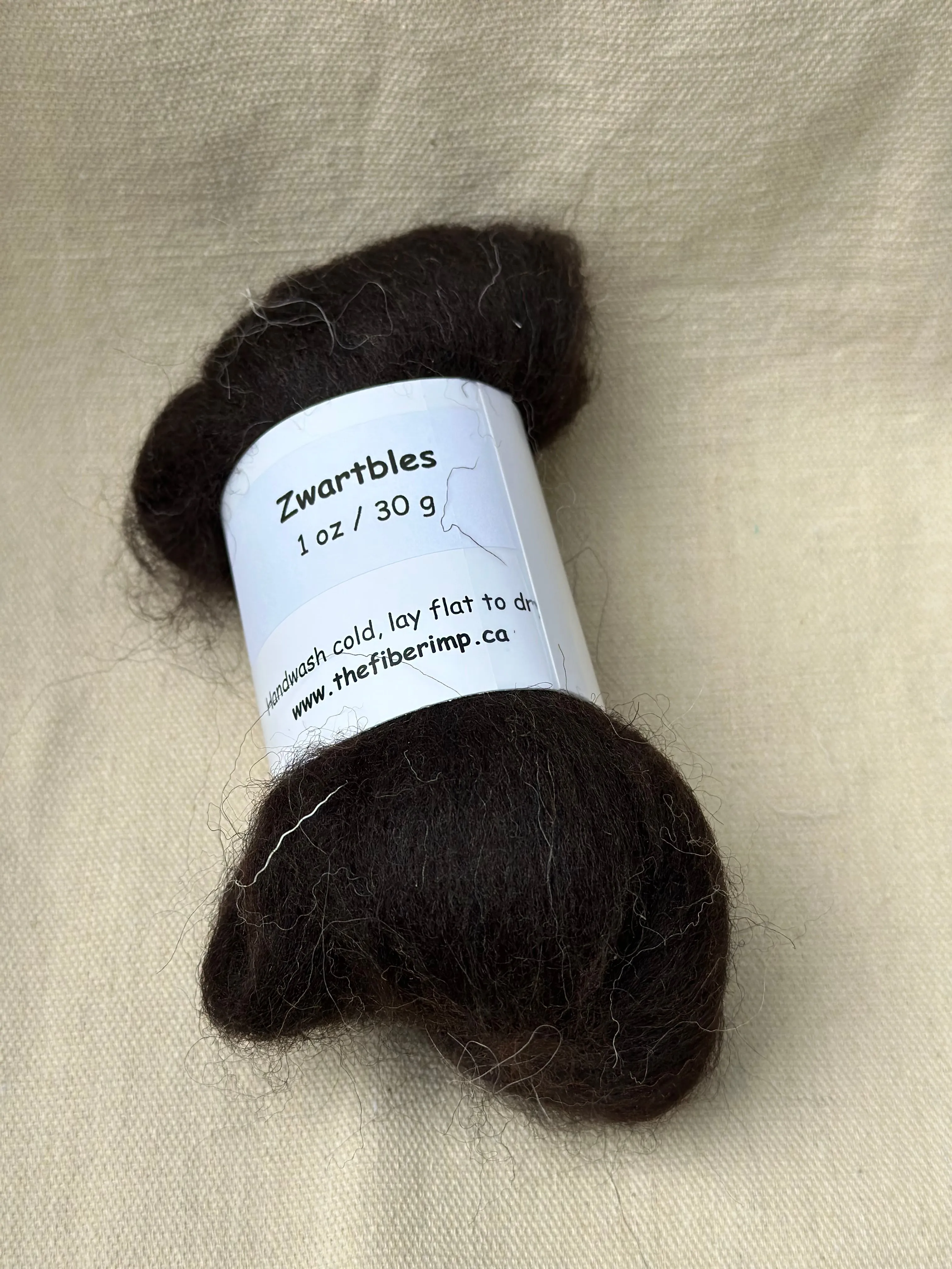 The Fiber Imp Natural Roving, Small Packs