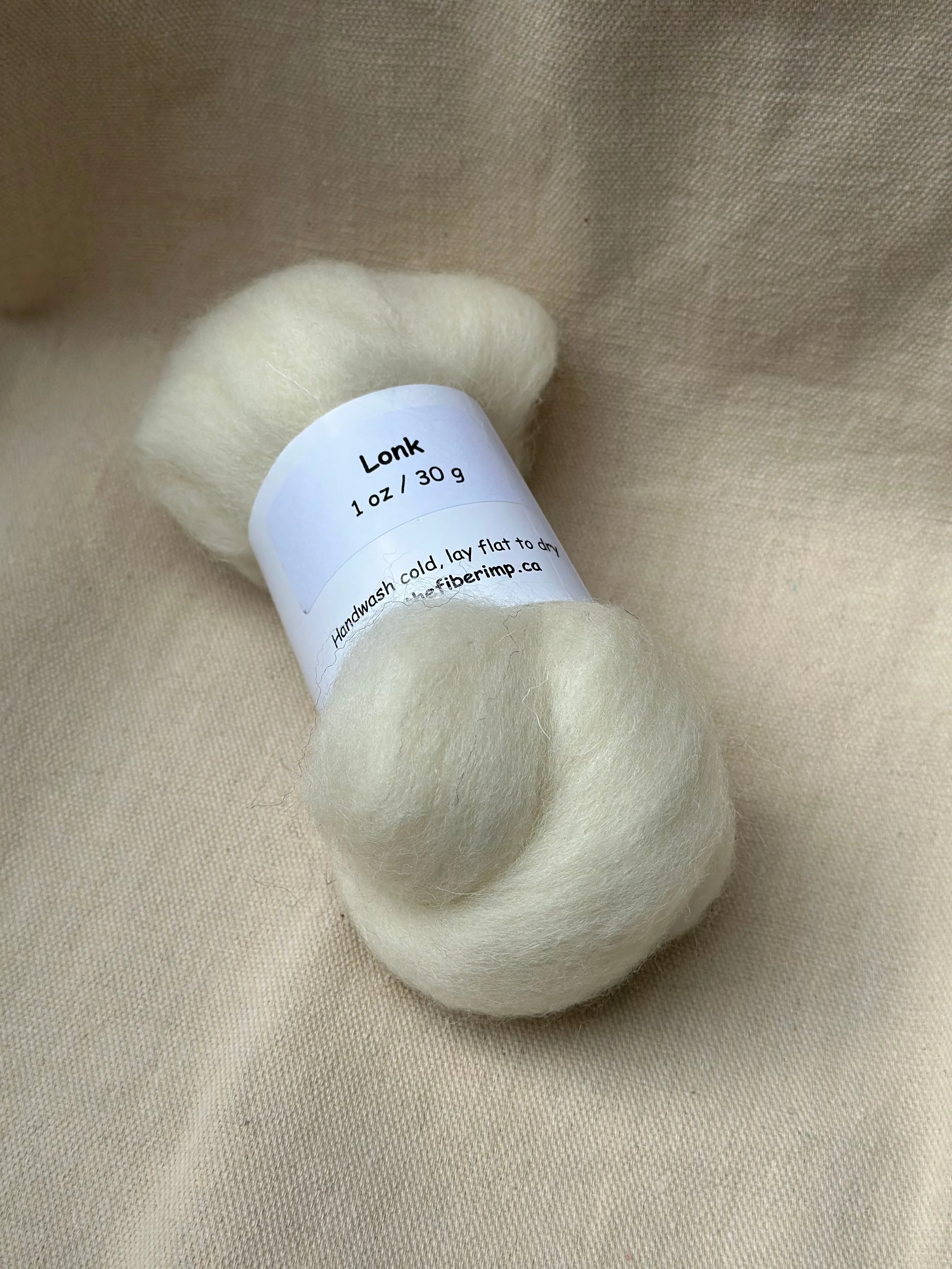 The Fiber Imp Natural Roving, Small Packs