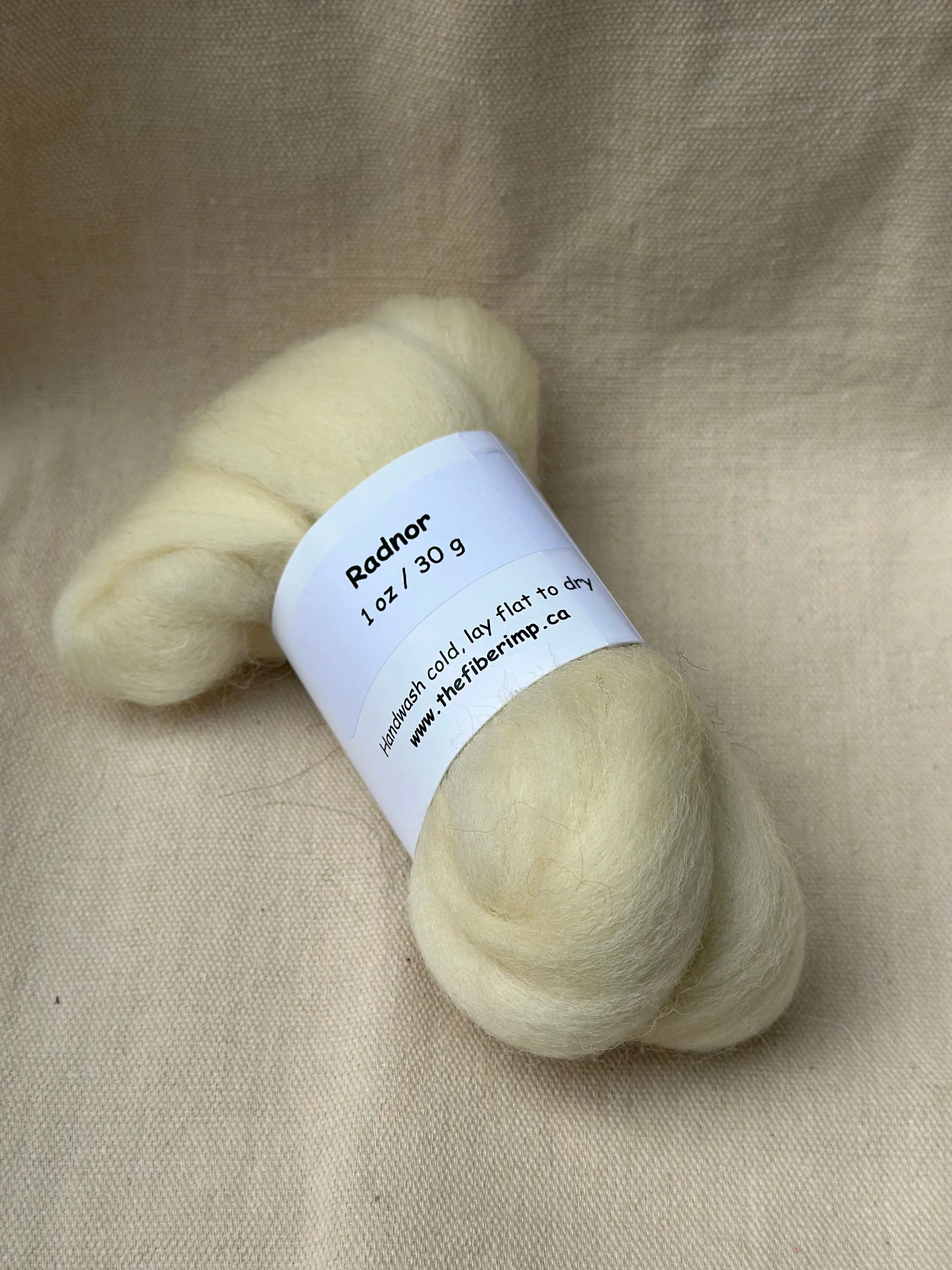 The Fiber Imp Natural Roving, Small Packs