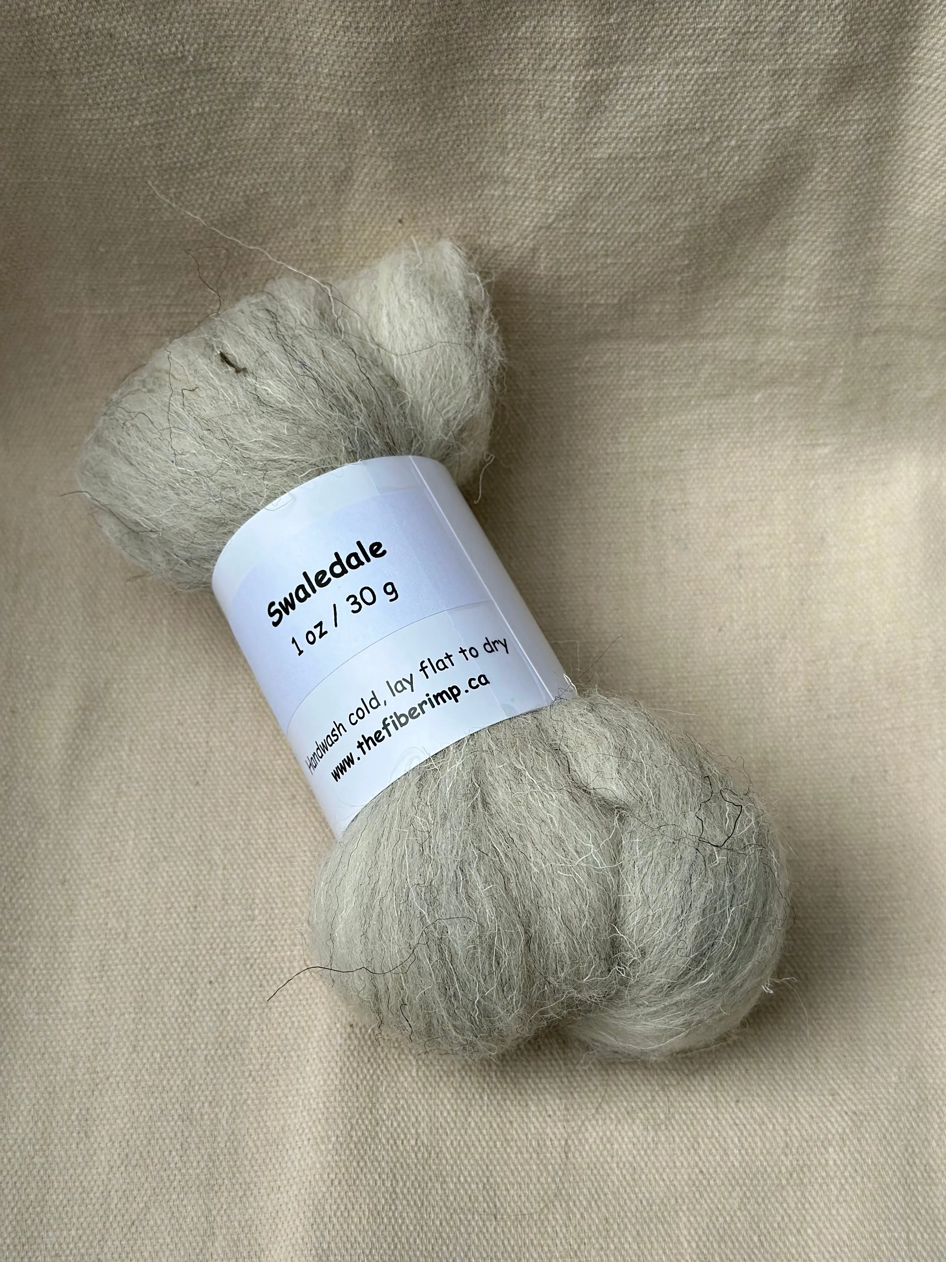 The Fiber Imp Natural Roving, Small Packs