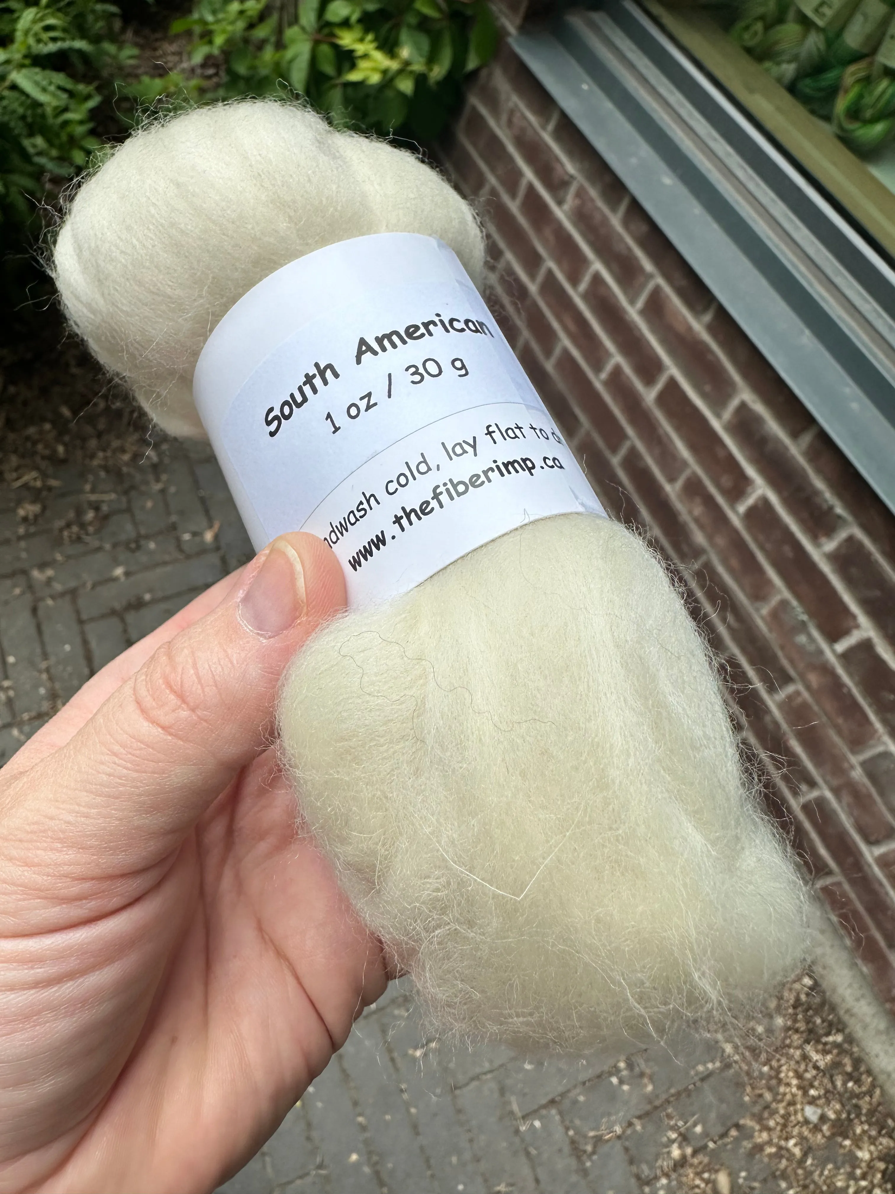 The Fiber Imp Natural Roving, Small Packs