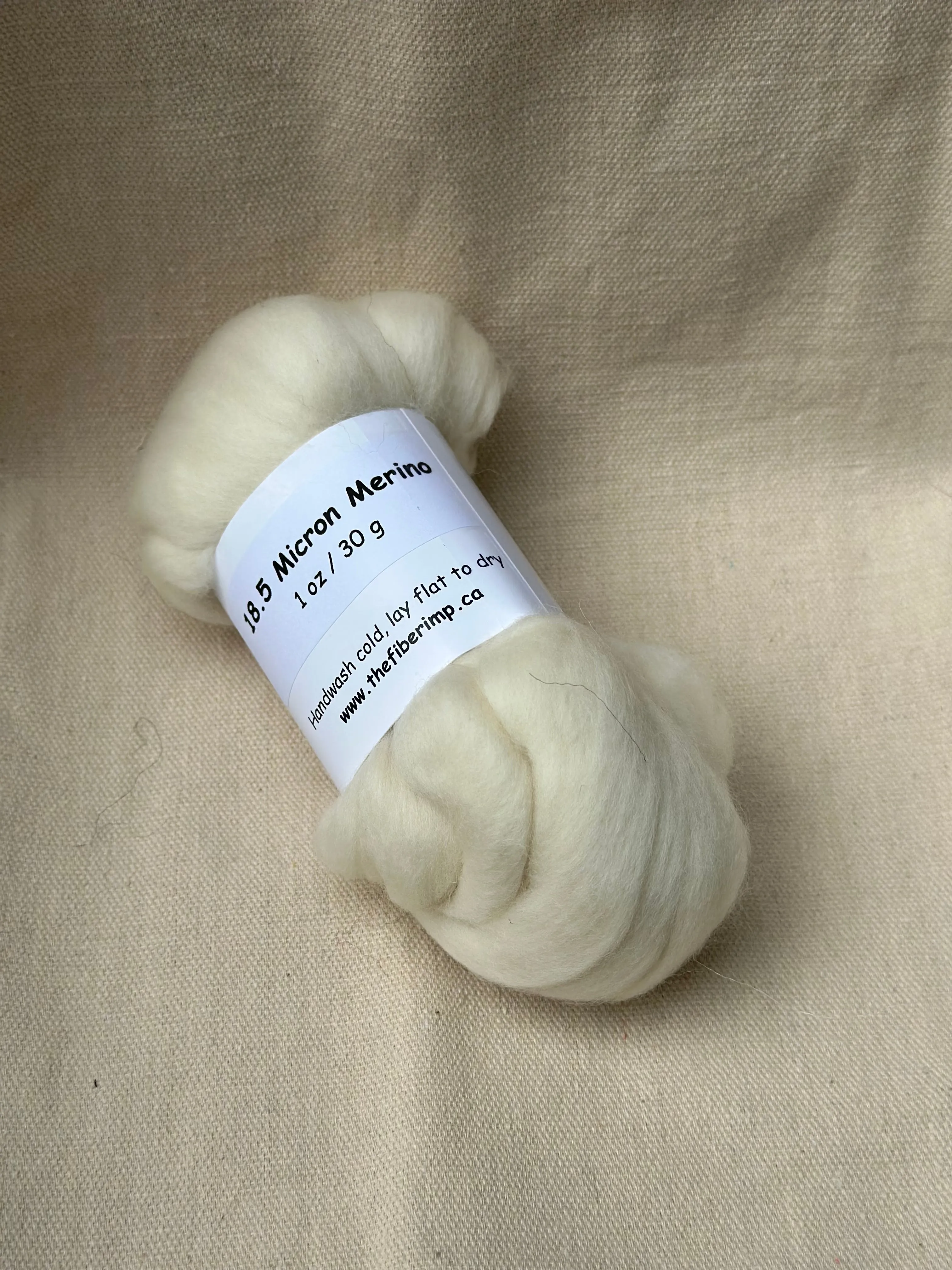 The Fiber Imp Natural Roving, Small Packs