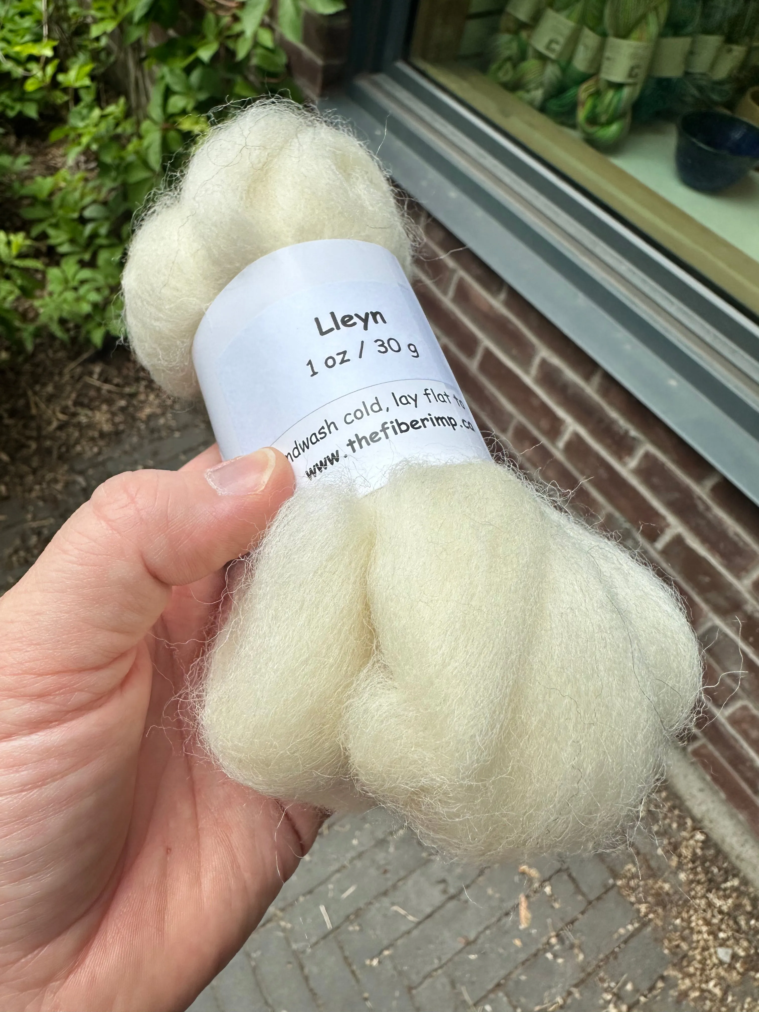 The Fiber Imp Natural Roving, Small Packs