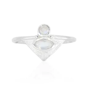 The Nile Moonstone Silver Ring