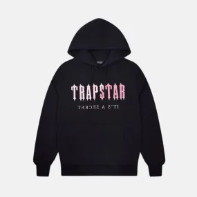 Trapstar Chenille Decoded Hoodie - Black/Pink